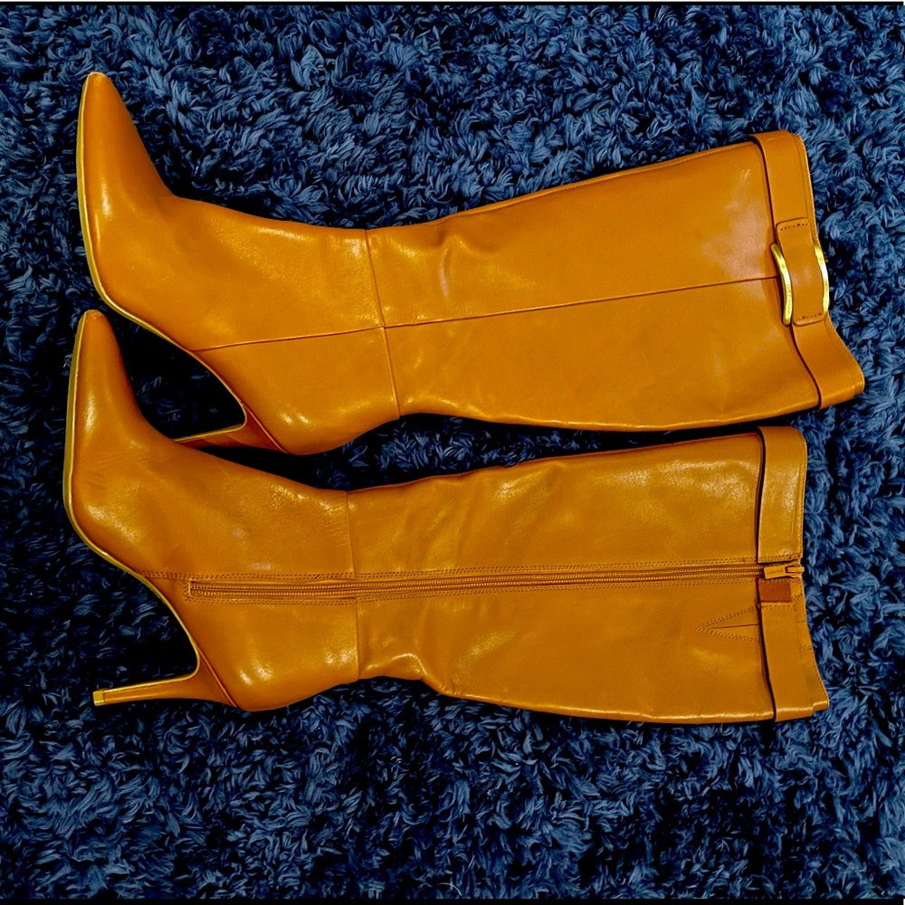 Calvin Klein Glydia Knee High Leather Boot